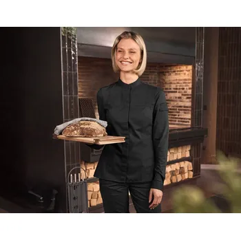 Gastro oděv e.s. Kuchařská košile Hybrid, dámská velikost L černá Strauss