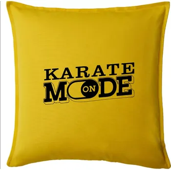 Polštář Karate mode - Polštář 50x50 - 50x50 - Pouze potah ( Žlutá )