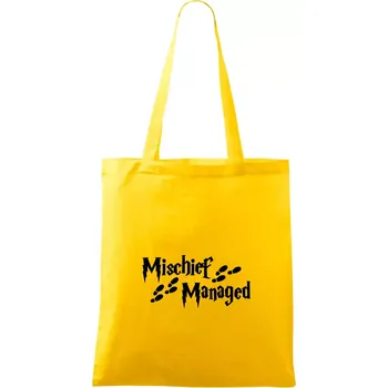 Harry - Mischief Managed - Taška bavlněná - 42 x 38 cm ( Žlutá )