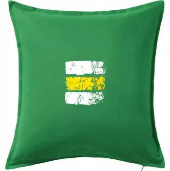 Polštář Turistická značka - žlutá - Polštář 50x50 - 50x50 - Pouze potah ( Středně zelená )
