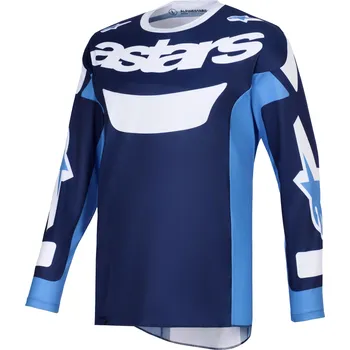 Moto dres Motokrosový dres RACER RIWAY, ALPINESTARS (modrá/světle modrá/bílá) 2026