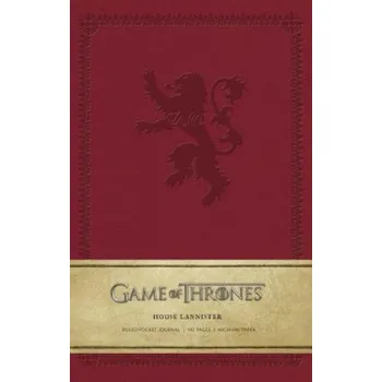 Cizojazyčná kniha Game of Thrones: House Lannister Ruled Pocket Journal (Insight Editions)(Pevná)