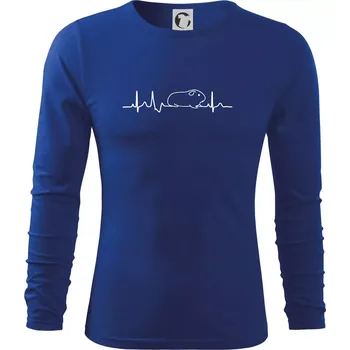 Pánské oblečení EKG morče - Triko s dlouhým rukávem FIT-T long sleeve - M ( Královská modrá )