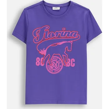 Dětské tričko Coccodrillo ZC5143219VGA fialová 45X, vel. 152