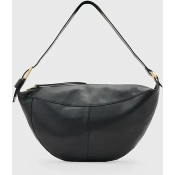 Kabelka Kožená kabelka AllSaints LUNA černá barva, W190XD 99X, vel. ONE SIZE