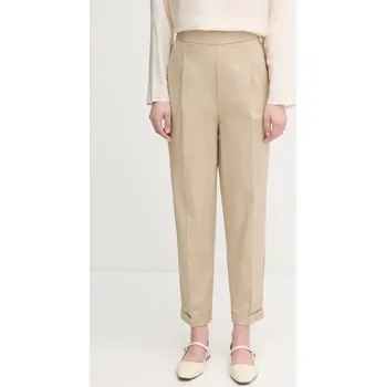 Dámské kalhoty Kalhoty United Colors of Benetton 40FADF092 béžová 80X, vel. L