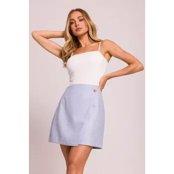Dámská sukně M854 Mini sukně - světle modrá EU XL