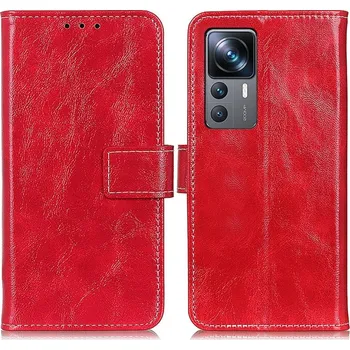 Pouzdro na tablet VSECHNONAMOBIL 52209 RETRO Peněženkový obal Xiaomi 12T / 12T Pro červený