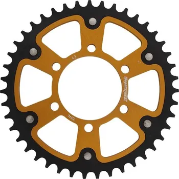 Řetězová sada pro motocykl Řetězová rozeta SUPERSPROX STEALTH RST-7094:43-GLD zlatá 43 zubů, 520