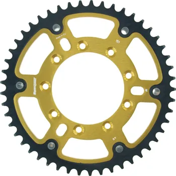 Řetězová sada pro motocykl Řetězová rozeta SUPERSPROX STEALTH RST-151:49-GLD zlatá 49 zubů, 520