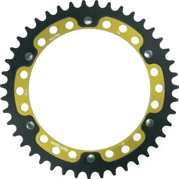Řetězová sada pro motocykl Řetězová rozeta SUPERSPROX STEALTH RST-1346:43-GLD zlatá 43 zubů, 525