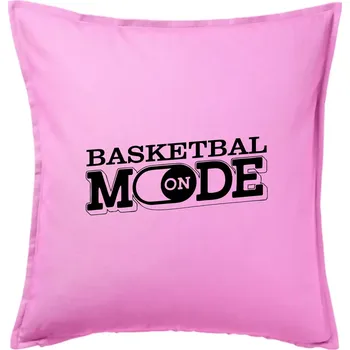 Polštář Basketbal mode - Polštář 50x50 - 50x50 - Pouze potah ( Růžová )