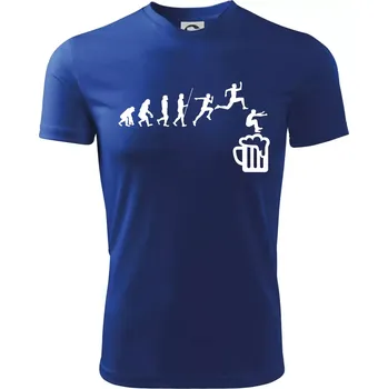 Evoluce pivo skok - Dětské triko sportovní (dresovina) - 146 cm/10 let ( Královská modrá )