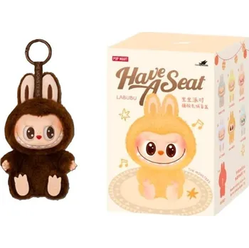 plyšák Plyšová figurka ve stylu Labubu - hnědý DuoDuo (V2 Have a Seat edition)