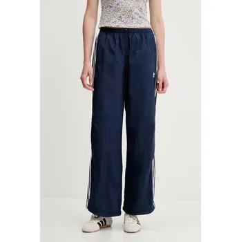 Tepláky adidas Originals 3-Stripes dámské, tmavomodrá barva, s aplikací, JD3127 59X, vel. L