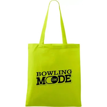 Bowling mode - Taška bavlněná - 42 x 38 cm ( Limetková )