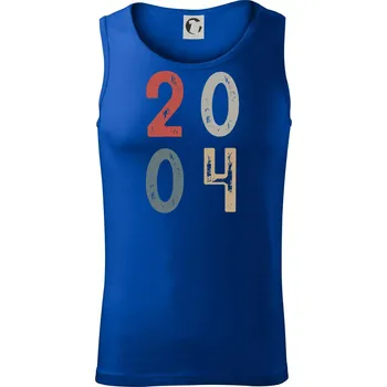 Vintage číslice 2004 - Tílko pánské Core - 2XL ( Královská modrá )