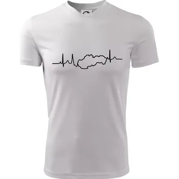 EKG Slovensko - Dětské triko sportovní (dresovina) - 146 cm/10 let ( Bílá )