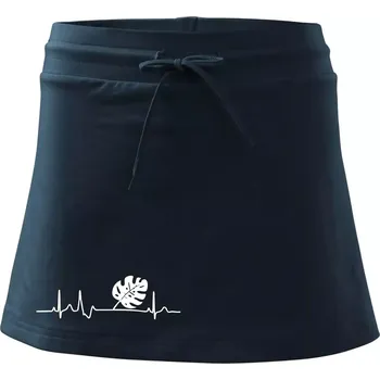 Dámská sukně EKG Monstera - Sportovní sukně - two in one - XL ( Námořní modrá (velmi tmavá - téměř černá) )
