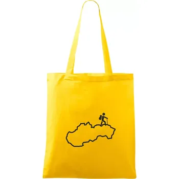 Slovenský turista - Taška bavlněná - 42 x 38 cm ( Žlutá )