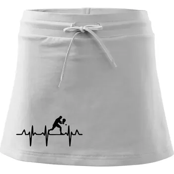 Dámská sukně EKG stolní tenista stojící - Sportovní sukně - two in one - L ( Bílá )