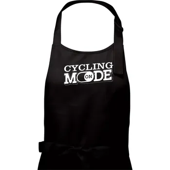 Kuchyňská zástěra Cycling mode - Dámská zástěra na vaření - Univerzální velikost ( Černá )