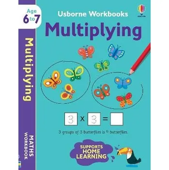 Cizojazyčná kniha Usborne Workbooks Multiplying 6-7