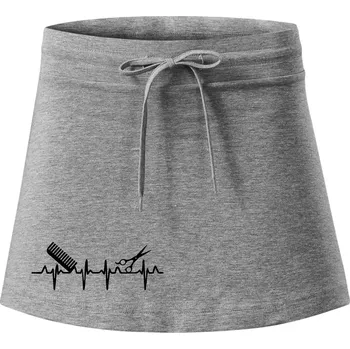 Dámské oblečení EKG kadeřnictví - Sportovní sukně - two in one - XS ( Tmavě šedý melír )