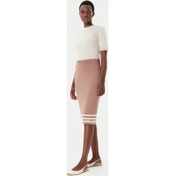 Dámská sukně Liu Jo Sport Pouzdrová sukně TF5217 MS63L Hnědá Regular Fit S