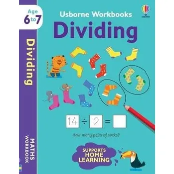 Cizojazyčná kniha Usborne Workbooks Dividing 6-7
