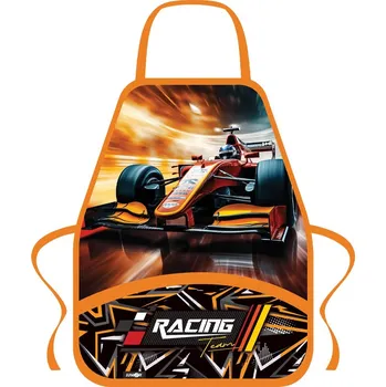 Dětská zástěra Zástěrka na malování s kapsami formule Racing Team