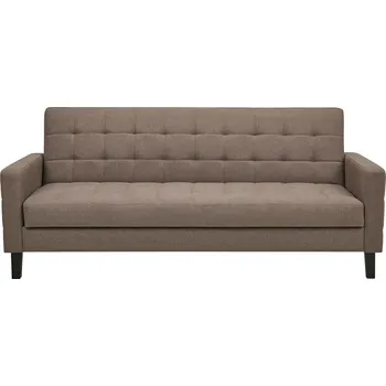 Pohovka House Nordic Rozkládací pohovka, čtyřmístná, šedá, hnědá, 204 cm, Milton Barva: Hnědá