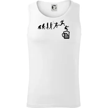 Evoluce pivo skok - Tílko pánské Core - S ( Bílá )