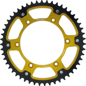 Řetězová sada pro motocykl Rozeta SUPERSPROX STEALTH RST-1512:51-GLD zlatá 51 zubů, 520