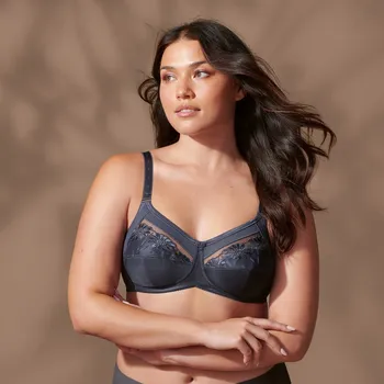 Podprsenka Safina komfortní podprsenka 5449 shadow blue - Anita Classix 463 shadow blue 80F