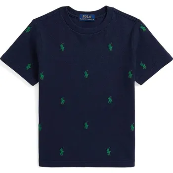 Chlapecké tričko Dětské bavlněné tričko Polo Ralph Lauren 322844626012 námořnická modř 59X, vel. 102-108