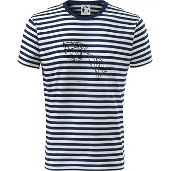 Pánské oblečení Jízda na koni jedním tahem - Triko na vodu - XL ( Prouhovaná )