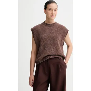 Dámská vesta Vlněná vesta Sessun 24109002 hnědá 98X, vel. XS