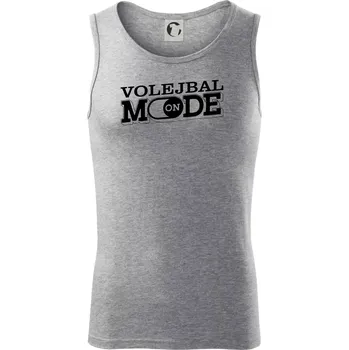 Volejbal mode - Tílko pánské Core - XL ( Tmavě šedý melír )