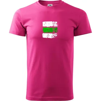 Pánské tričko Turistická značka - zelená - Klasické pánské triko vyšší gramáže - 2XL ( Purpurová )