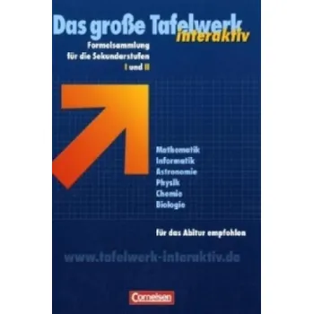 Německý jazyk Das große Tafelwerk interaktiv - Formelsammlung für die Sekundarstufen I und II - Allgemeine Ausgabe (Rüdiger Erbrecht)(Pevná)