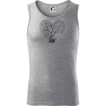 Love strom - Tílko pánské Core - 2XL ( Tmavě šedý melír )