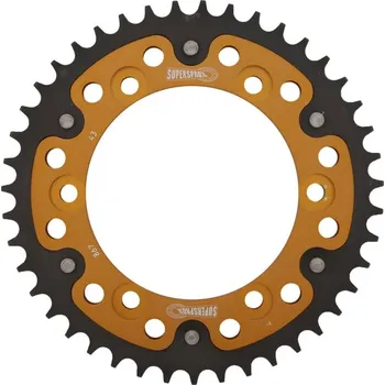 Řetězová sada pro motocykl Řetězová rozeta SUPERSPROX STEALTH RST-867:43-GLD zlatá 43 zubů, 525