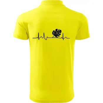 Pánská košile EKG Monstera - Polokošile pánská Pique Polo 203 - 4XL ( Citrónová )
