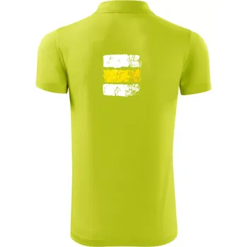 Pánská košile Turistická značka - žlutá - Polokošile Victory sportovní (dresovina) - 3XL ( Limetková )