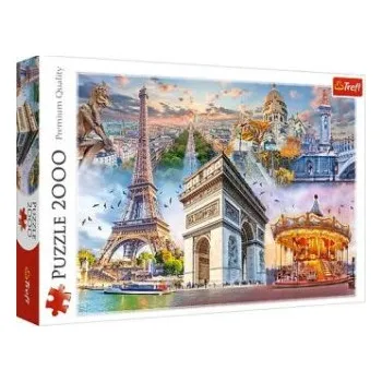 Puzzle Puzzle 2000 Wochenende in Paris (Hra)