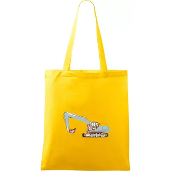 Bagr vintage - Taška bavlněná - 42 x 38 cm ( Žlutá )