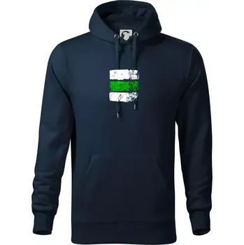 Pánská mikina Turistická značka - zelená - Mikina pánská Cape s kapucí - 4XL ( Námořní modrá (velmi tmavá - téměř černá) )