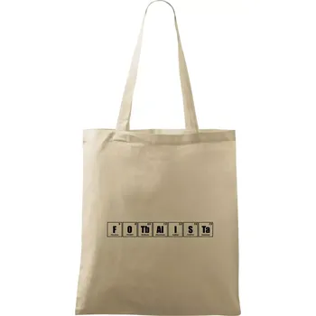 Nákupní taška Tabulka fotbalista - Taška bavlněná - 42 x 38 cm ( Naturální )