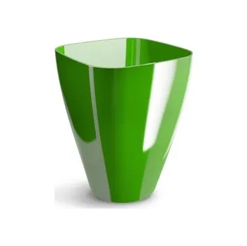 Plastový květináč na orchideje zelený 120 mm